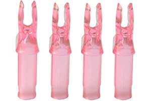 MILAEM 50pcs tir à l'arc Encoches de Flèche insérer flèche nocks en Plastique flèche queues pour ID 6.2mm flèche Arbre