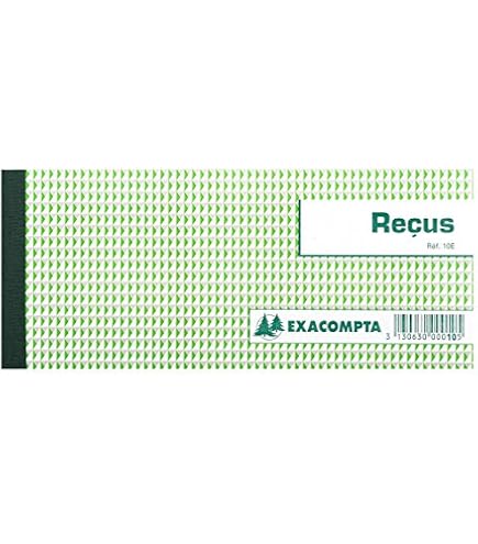 Exacompta - Réf. 3278AE - 1 Manifold FACTURES - avec mention TVA - 50 feuillets numérotés et autocopiants - duplicatas (1 original 1 copie) - format 210 x 148 mm - fabriqué en France : Exacompta