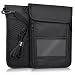 Produktbild kwmobile Brustbeutel RFID-Blocker Dokumententasche Handytasche - Flache Reise Brusttasche für Smartphone Reisepass Tickets - Karten RFID Schutz - Unisex Umhängetasche Schwarz