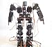 Produktbild SainSmart 17DOF Biped Black Educational Robot Kit with Servo Bracket Ball Bearing for Hobbyists, Robot Competition, Kids