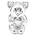 Silver Plated Teddy Bear Money Box