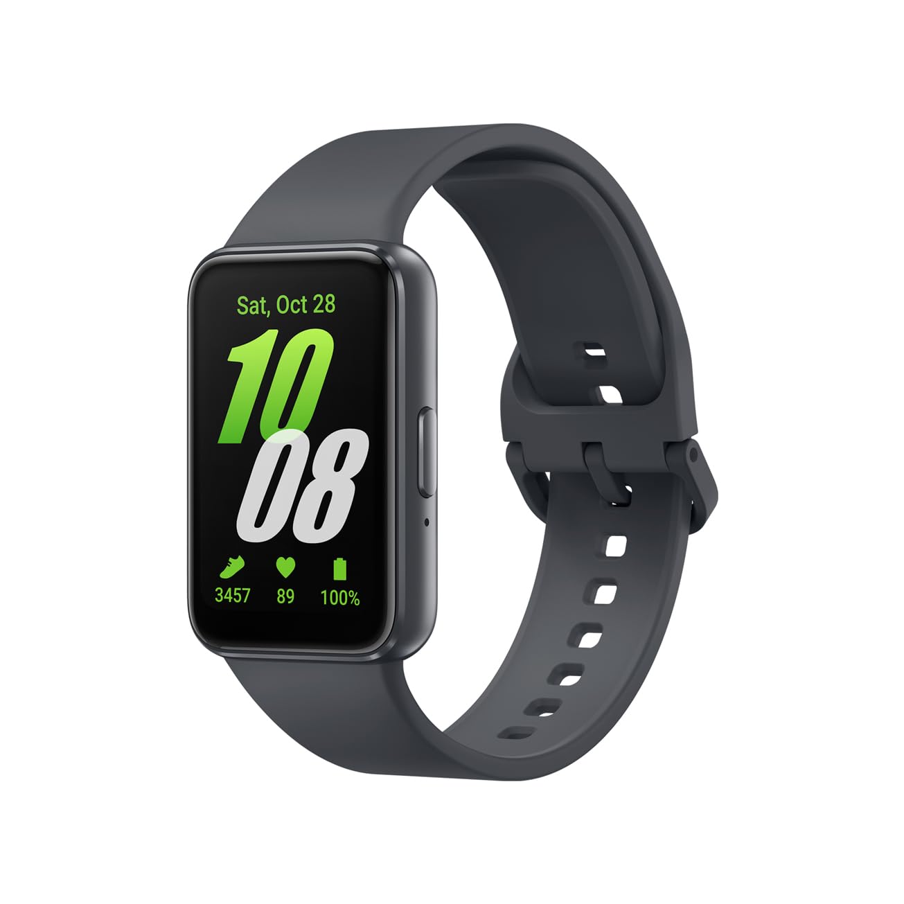 Samsung Galaxy Fit3 fitness band, batteria a lunga durata, rilevamento cadute/SOS, barometro, IP68, monitoraggio sonno, oltre 100 esercizi, gestione notifiche/musica, Gray [Versione italiana]