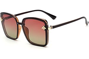 ELEGANTE Honey Bee on Lenses Butterfly Sunglasses for Women