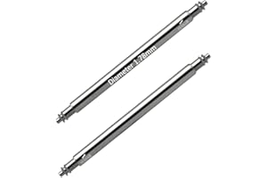masar 6 à 44mm Premium Ø 1.78mm / 2.0mm / 2.5mm - INOX 316L - Barrettes à Ressort pour Bracelets de Montre – Haute Horlogerie – 2 Pcs ou 4 Pcs - (Lire la Description)