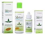 Sorion Shampoo and Sorion Head Fluid (Set) - Psoriasis and Eczema Scalp Care with Coconut oil, Neem and Curcuma