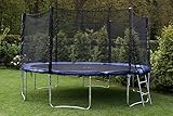 Trampolin 366 cm XXL inkl. Netz Leiter Abdeckplane Kinder Ri - 2