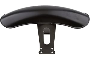 Almencla Garde-Boue Avant de Moto en Acier Inoxydable pour Honda CG 125 - Noir