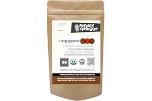 GOOD GUT TRIBE Freshly Fermented - Certified Organic Freeze Dried Sourdough Starter, Colorado Brown