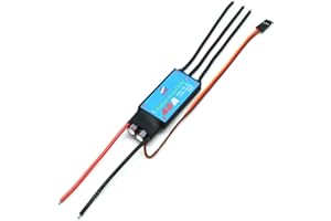 ANEEGFPV Bidirectional 12A/20A/30A/40A/50A/60A/80A Bidirectional Brushless ESC for Remote Control Car Pneumatic Underwater Propeller (40A)