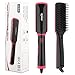 Produktbild Ionischer Haarglätter Bürste, Apiker Keramik Glättbürste mit PTC-Heiztechnologie LCD-Display und Regulierbare Temperatur, Hair Straightener Brush mit Anti Verbrühen+Auto Abgeschaltet Funktion