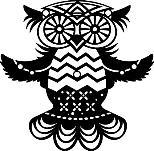 Marabu 028700006 - Silhouette Schablone Flying Owl, 15 x 15 cm