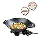 Produktbild elektrische Wokpfanne | mit Glas-Deckel | 36cm WOK-Set | Wokgrill | Tischgrill | 5 Liter Fassungsvermögen | 2200 W