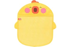 COYUN 1 Piezas Bolsa de Juguetes de Baño, Red para Colgar Accesorios de Ducha, Organizador de Juguete de Baño, Red de Almacenamiento para la Bañera, Bolsa Juguetes Bañera, con 2 Ventosas(Amarillo)