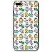 Produktbild Compatible with iPhone 7/8 Plus Case, Cartoon Style Animals Lion Zebra Frog Dinosaur Crocodile Bat Rhino Fun Illustration,Rubber Anti-Scratch Shock Absorption Protective Phone Cover