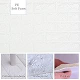 UMmaid Stick Tapete 3D Brick Wall Sticker Selbstklebendes Wandpaneel Wand Dekoration 60X30CM (10pc) - 3
