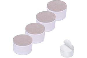 RCHYFEED RCHYFFED Rialzi per Mobili Alti 5 cm in Acciaio, Autoadesive Alzata per Letto Salvaspazio, Gambe per Mobili 2 pollici Protegge Pavimento, Piedi del Tavolo, 4 PZ Piedini per Letto Divano e Armadi