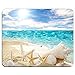 Produktbild Starfish auf dem Strand-Rutschfeste personifizierte Rechteck-Desktop-Mausunterlage Desings Spiel-Mausunterlage Laptop-Mausunterlage MP