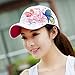 Produktbild Brolux(TM) 1 PC Women Baseball Cap Snapback Summer Hats For Women Ladies Embroidery Butterflies Flower Hip Hop Cap Dad Hat Bone Female 2017 [White ]
