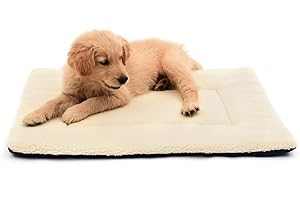 DERICOR Dog Bed Dog Crate Bed Plush 24" UK Machine Washable