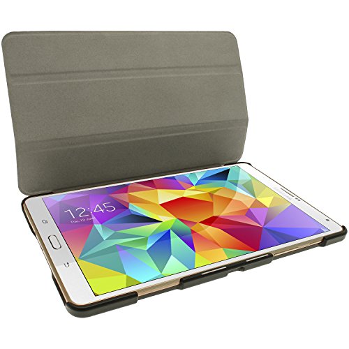 igadgitz Pink PU Ledertasche Hülle Smart Cover für Samsung Galaxy Tab S 8.4″ SM-T700 mit Multi-Winkel Betrachtungs + Auto Sleep/Wake + Displayschutzfolie - 4