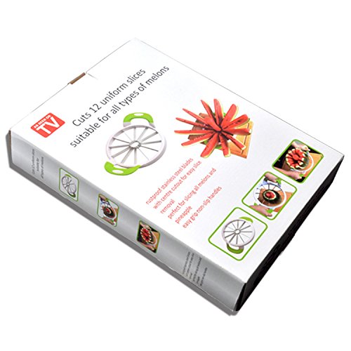 Watermelon Slicer, Fancyli Premium Large Stainless Steel Slicer Watermelon Knife & Fruit Slicer Fastest Cutter for Melons, Watermelon, Pineapple, and More Simply Get 12 Perfect Slices - 7