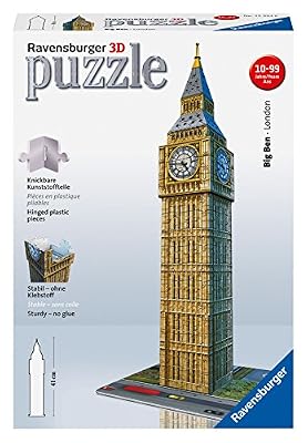 Ravensburger - 12554 - Puzzle 3D Building - 216 Pièces - Big Ben