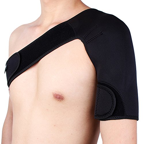 Lalawow Professioneller Verstellbarer Schulterschutz Schulterpolster Shoulder Pad Shoulder Protection für Fußball Badminton Basketball Baseball