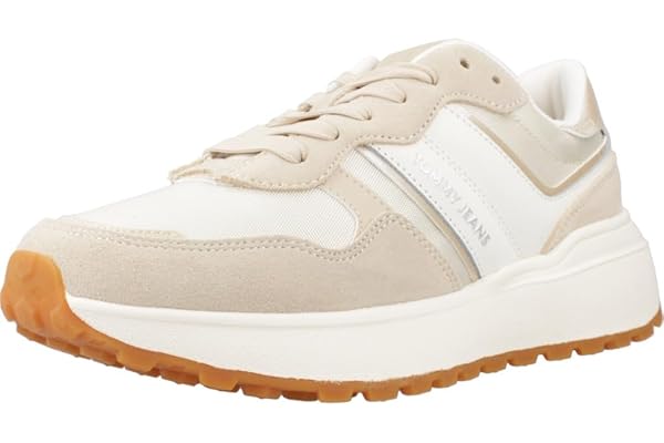 Tommy Jeans Runner Sneaker Mujer Cleated de Ante
