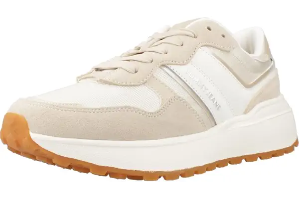 Tommy Jeans Runner Sneaker Mujer Cleated de Ante