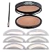 Produktbild Hanyia Eyebrow Stamp Kit Augenbrauen Pulver Wasserdicht Mit Augenbrauen Schablonen Pinsel Werkzeuge mit 2, 3 Augenbrauen Formen