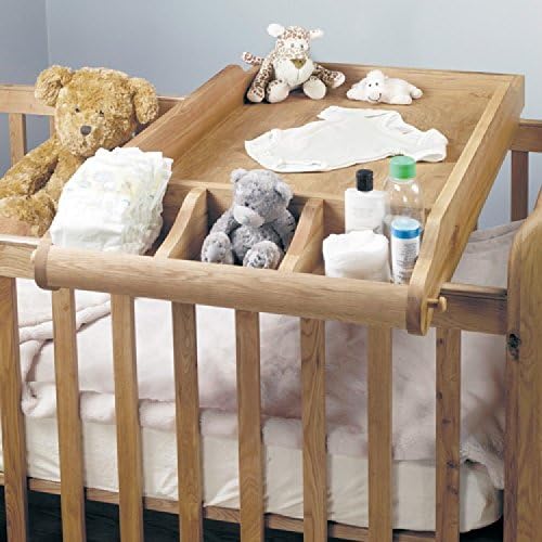 Jack &amp; Jemima Oak Children Furniture Cot-Top Baby Changer