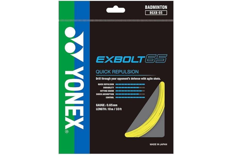 YONEX BG Exbolt 65 Badminton String