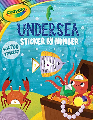 Preisvergleich Produktbild Crayola Undersea Sticker by Number (Crayola / Buzzpop, Band 6)