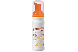 DOUXO S3 PYO Schiuma, disinfettante e lenitivo senza risciacquo per cani con irritazioni, brufoli o croste, 150 ml