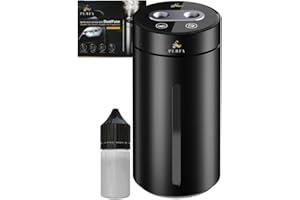 Smart and Rechargeable Car Diffuser | Sleek Designed Mini Humidifier with Nano Atomization Technology | Double Steam Release | Futuristic Design | Enhanced Portable Car Diffuser by Perfa