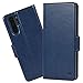 Produktbild Arae Hülle Kompatibel Mit Huawei P30 Pro, Handyhülle Huawei P30 Pro Tasche Leder Flip Cover Brieftasche Etui Schutzhülle für Huawei P30 Pro (Dunkelblau)