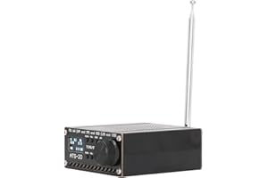 CHANGOR Récepteur radio bande complète portable, scanner radio Chargement USB Interface d'antenne ATS-20 BNC SI4732 pour casque 3,5 mm