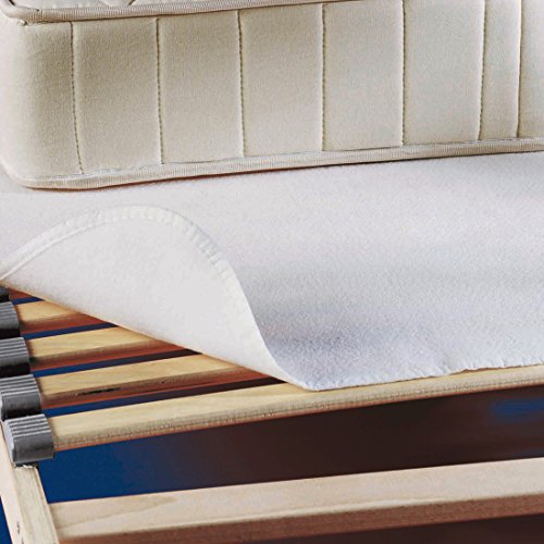 SETEX Nadelfilz Matratzenunterlage, Größe 180 x 200 cm, Basic, Weiß, P350180200151002 - 2