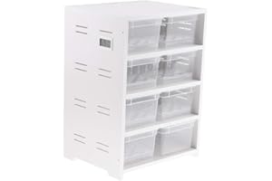 Tubayia Boîte d'alimentation pour reptiles terrarium - Tiroir pour lézard - Gecko - Blanc