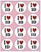 Produktbild 12 I Love 1D One Direction Reispapier Muffin / Cup Cake Kucken Dekoration 40mm Vorgeschnitten