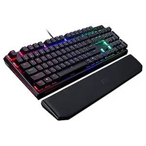 Cooler Master MasterKeys MK750 RGB LED Mechanical Gaming Keyboard, Cherry MX Brown, RGB LED, Full Size, Wrist Rest (Large)