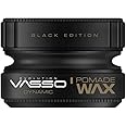 Vasso Dynamic Black Edition Hair Styling Pomade Wax || 150ml