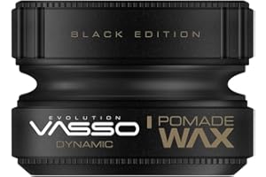 Vasso Dynamic Black Edition Hair Styling Pomade Wax || 150ml