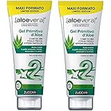 ZUCCARI - GEL PRIMITIVO D'ALOE2 - 2 CONFEZIONI da 250 ml protegge, ripara, idrata e lenisce anche la pelle più sensibile