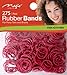 Magic Collection Elastic Rubber Bands Red*For Pony Tails And Braids*Item no 2751 RED