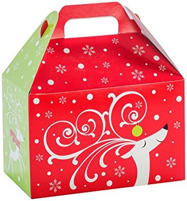 Premier Retail Gable Box, Dashing Reindeer, 8.5 x 5 x 5.5 inch