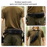 DCCN Taktische Hüfttasche Gürteltasche Hanmit Kopfhöreröffnung geeignet für 5,5 inch Smartphone - 2