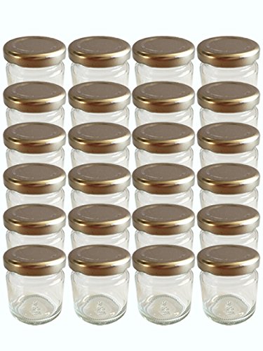 60er Set Sturzgläser Mini Gläser 53 ml Deckelfarbe Silber To 43 Rundgläser Honig Kaviar Marmeladengläser Obstgläser Einweckgläser Senf, Honig, Gläser, Einmachgläser, Portionsgläser, Probiergläser, Imker Vitrea