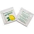2X50 Lemon Scented Fresh Handy Wet Hand Wipe Takeway Travel Party Face Camping Food Tissue