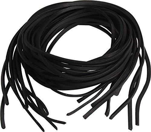 Fellriemen in 3 Farben 2m lang 10 St.!, Farben:schwarz